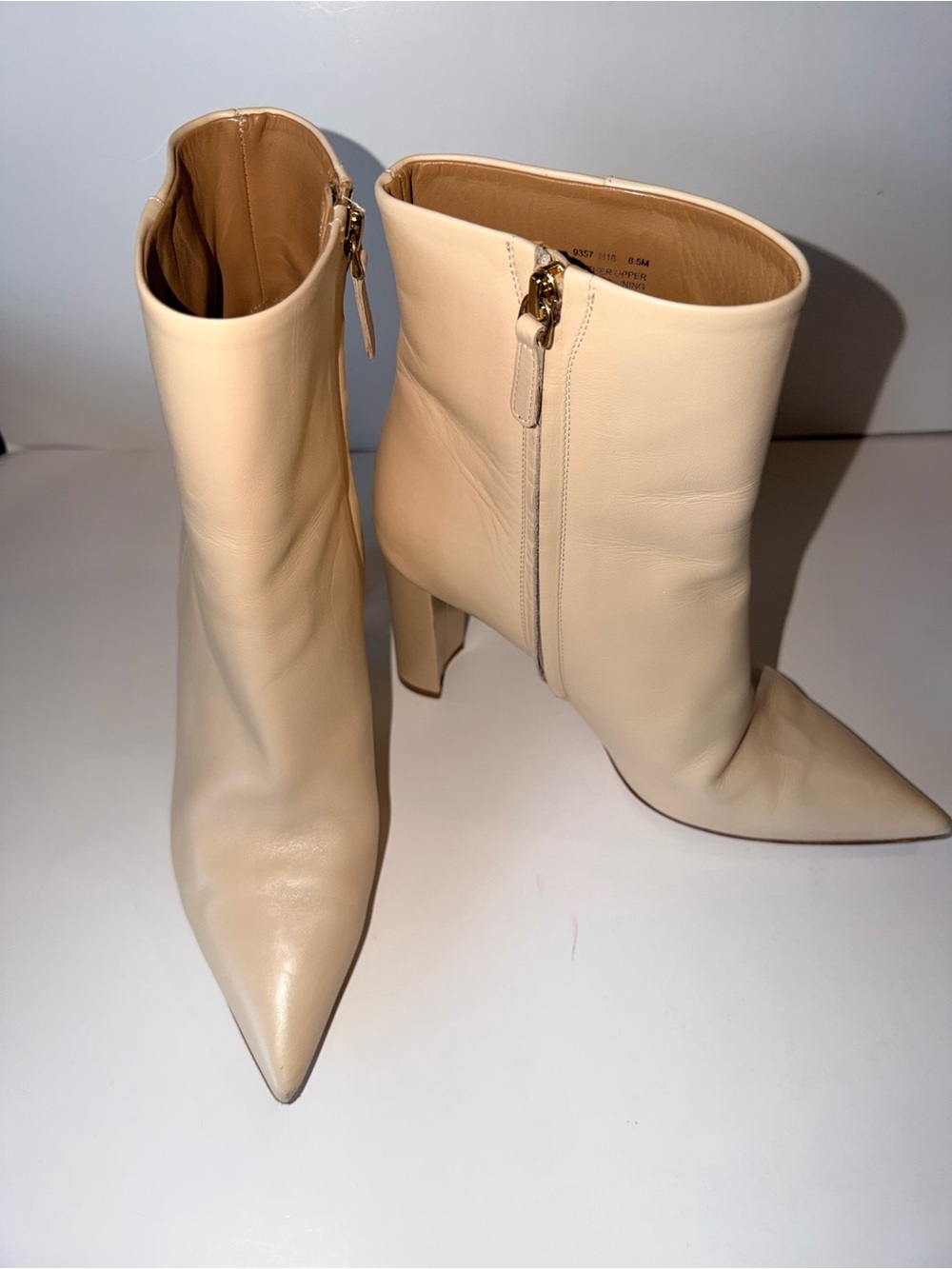 Tory Burch Cream Penelope Boots